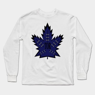 Toronto Hockey Laced Leaf Long Sleeve T-Shirt